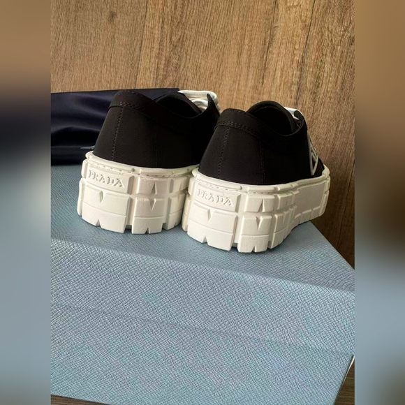 Prada Nylon Platform Sneakers - Picture 8 of 9